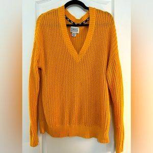 Pink Oversized knit sweater